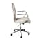 Flash Furniture Taupe LeatherSoft Office Chair with Chrome Arms GO-21111B-TAUPE-CHR-GG - alternate 7